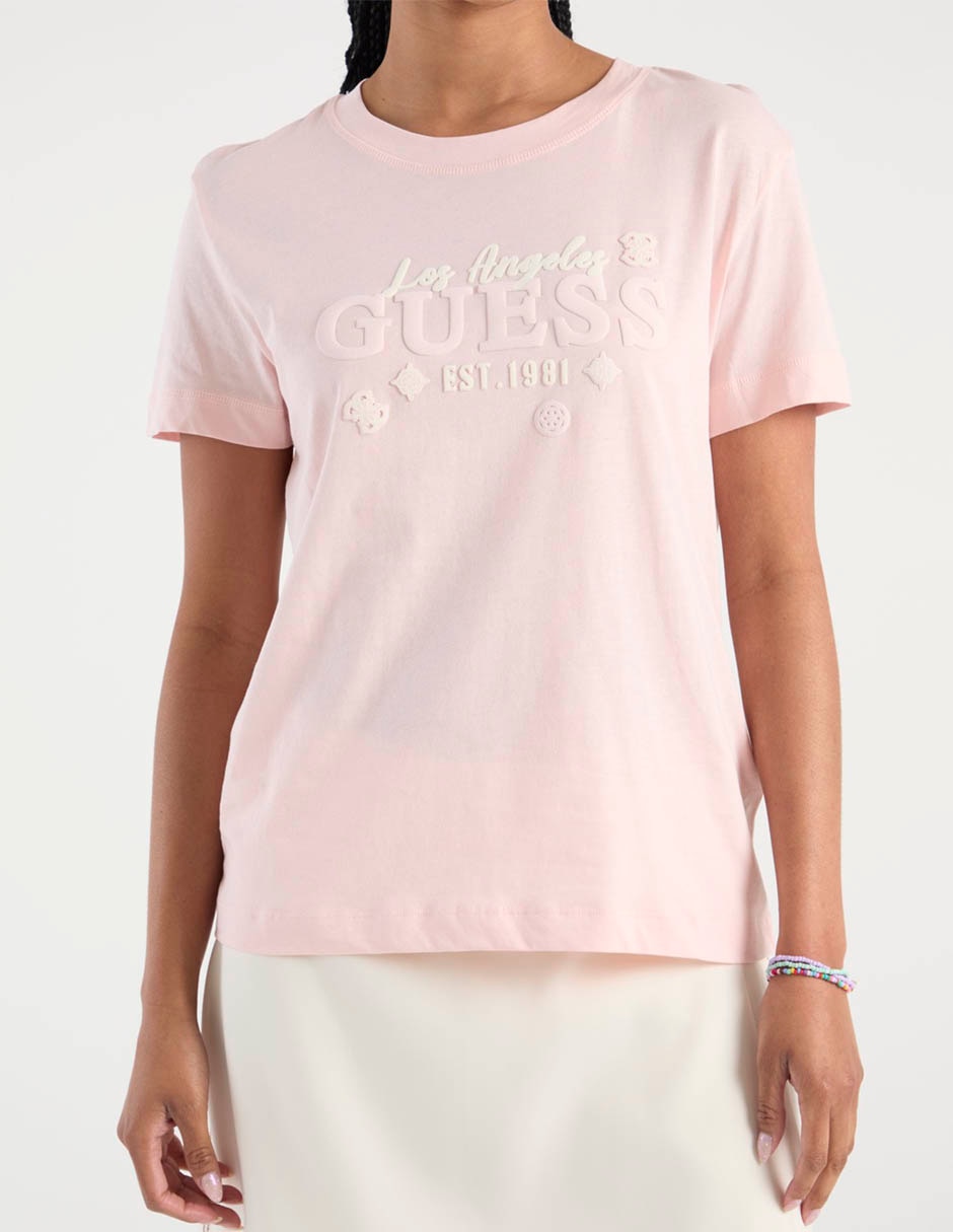 Playera manga corta cuello redondo para mujer 7
