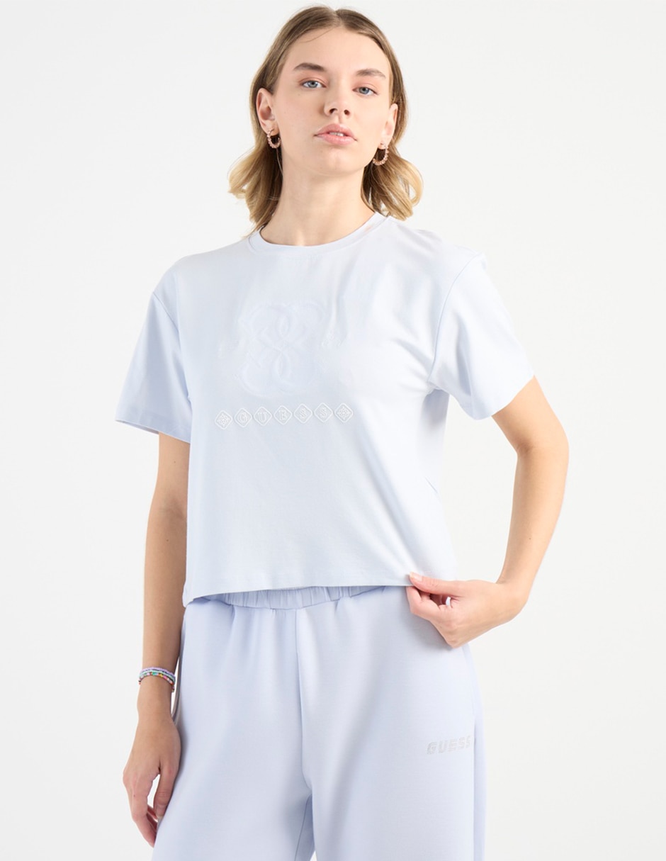 'playera' 'manga' corta sp26 'cuello' redondo 'para mujer'