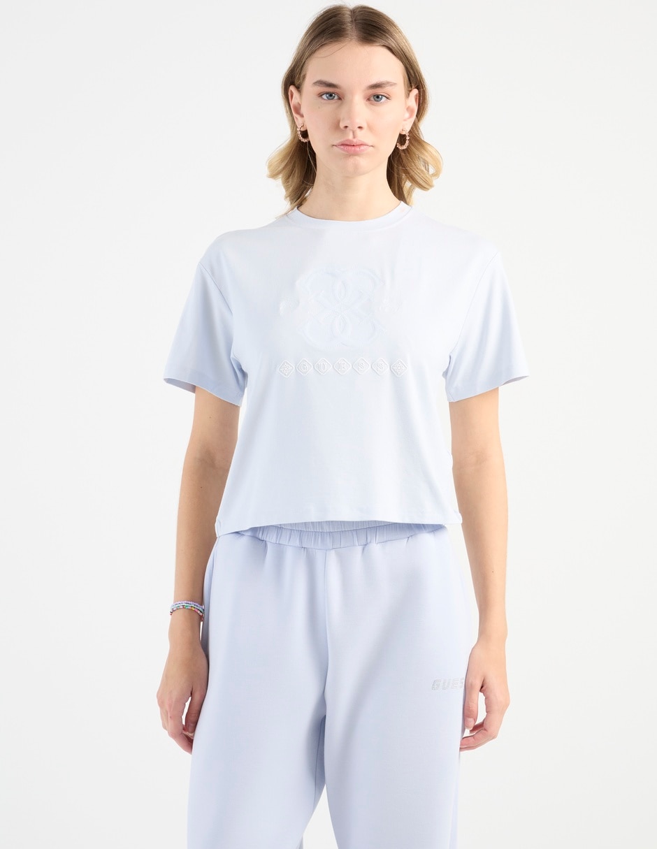 "playera" "manga" corta sp26 "cuello" redondo "para mujer" 7