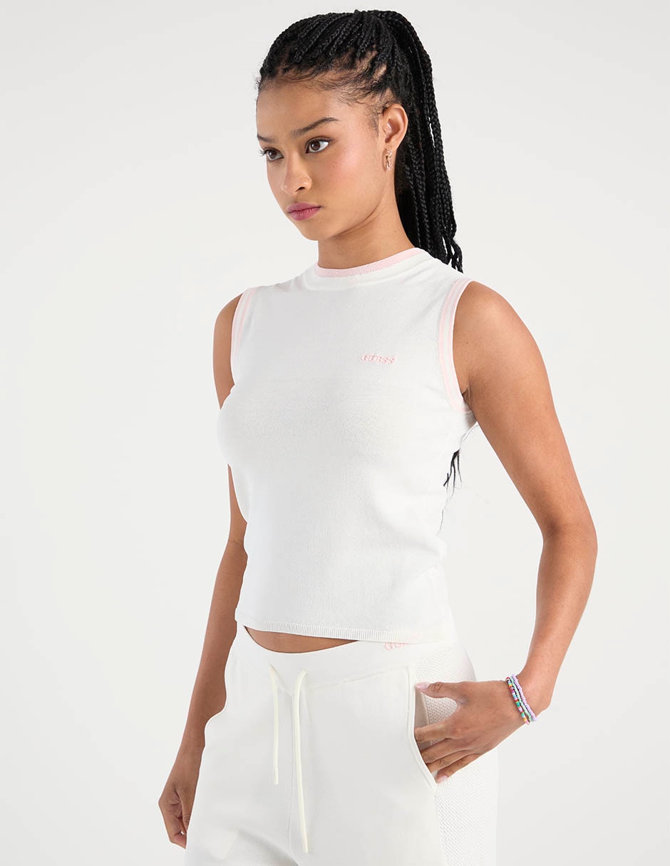 Playera cuello redondo para mujer