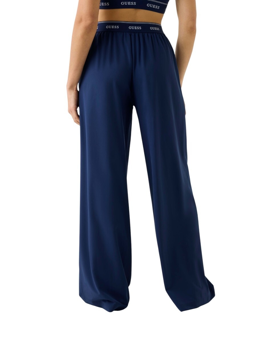 Pants regular con elástico para mujer 3