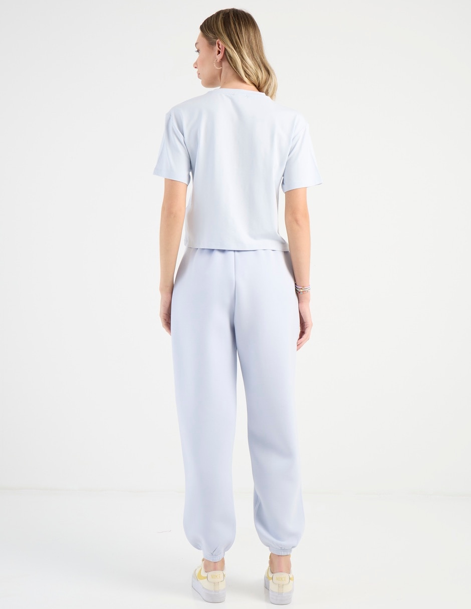 Pants regular con elástico para mujer 6