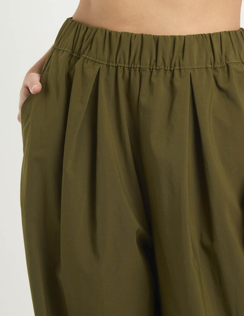 Pants amplio con elástico para mujer 4