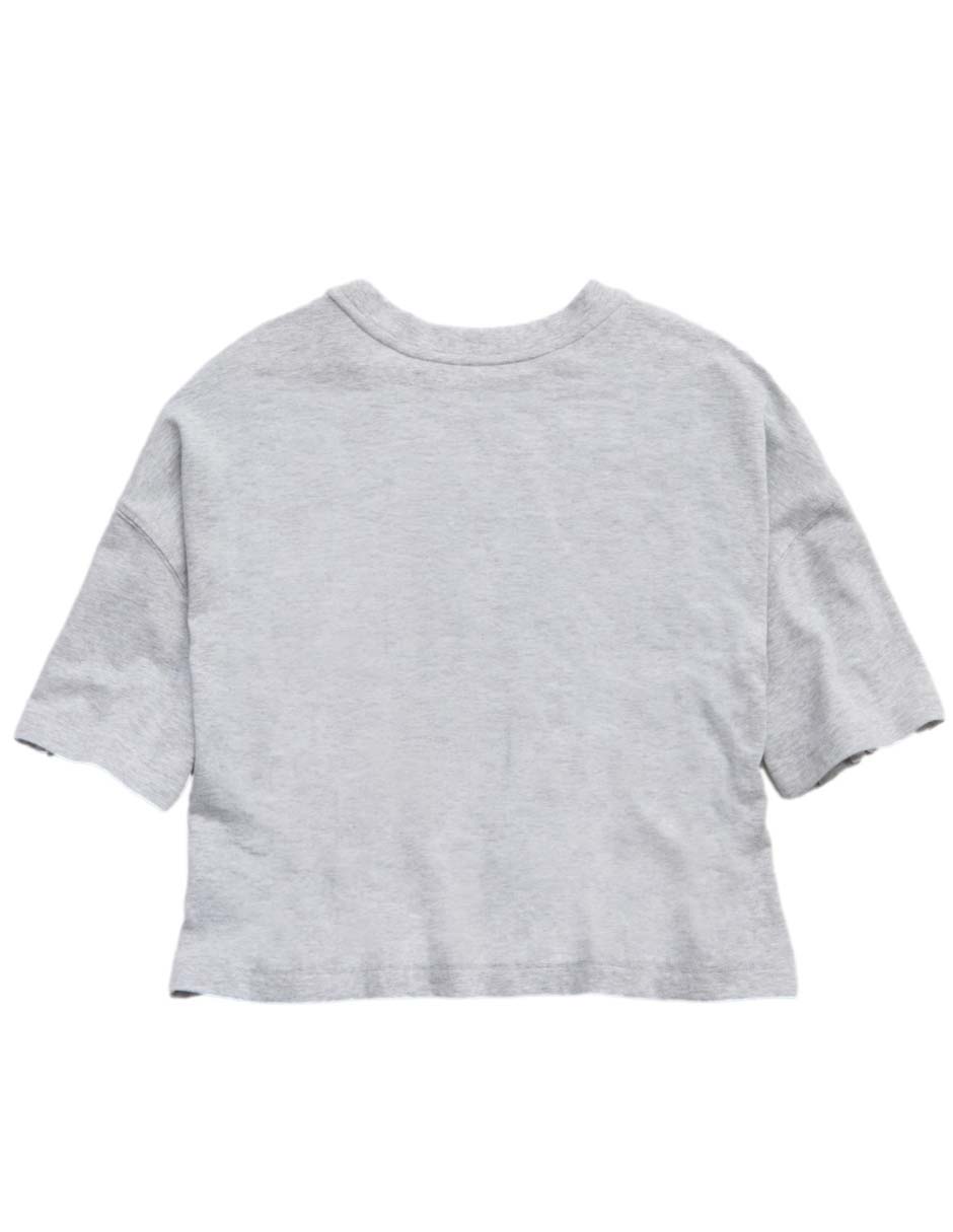 Playera manga corta cuello redondo para mujer 2