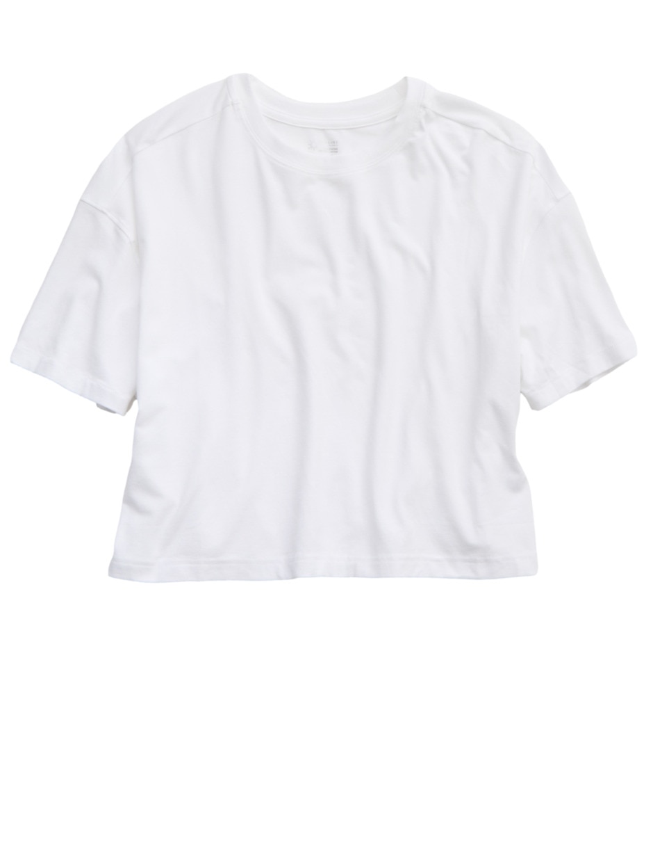 Playera manga corta cuello redondo para mujer 3