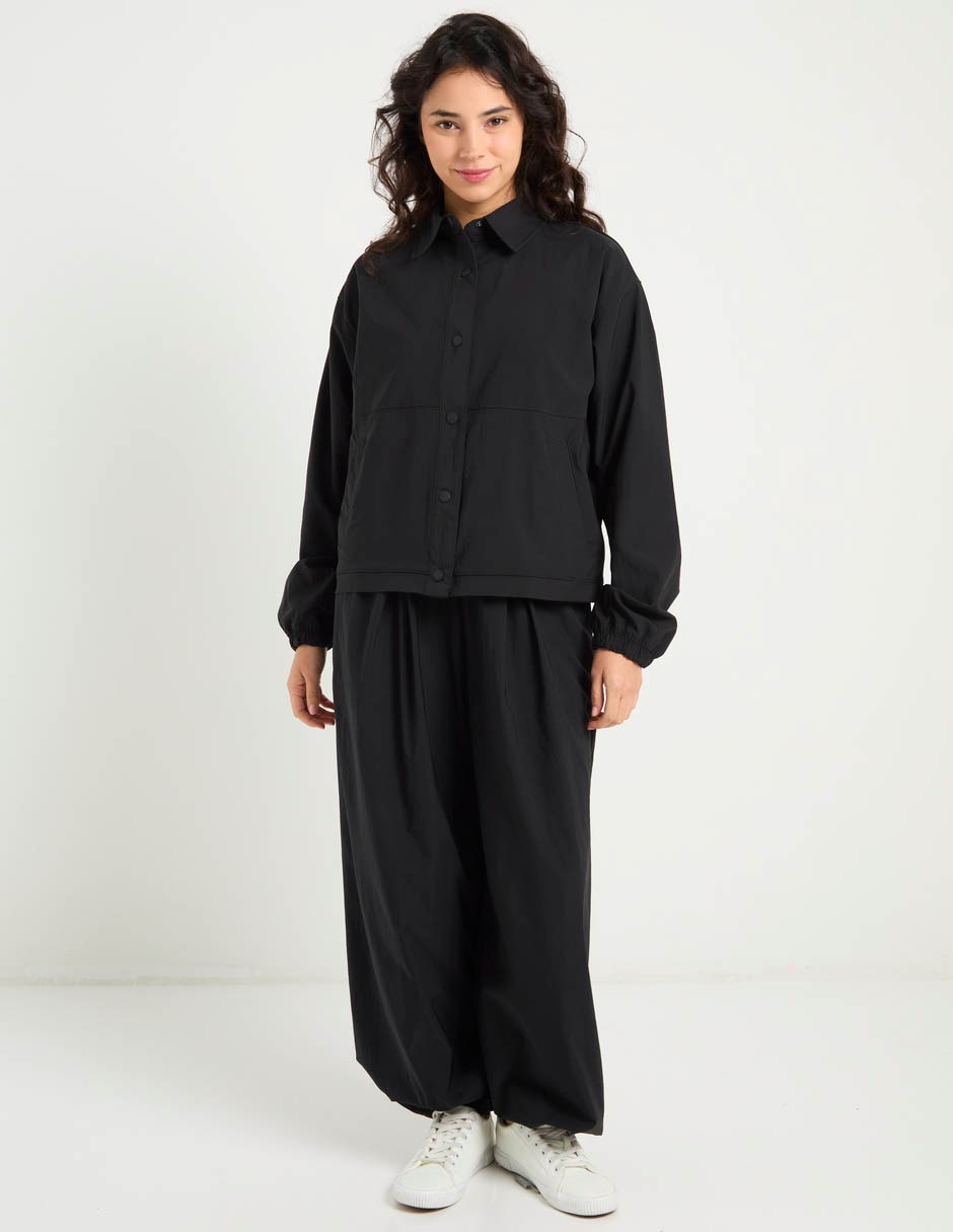 Pants amplio con elástico para mujer 2