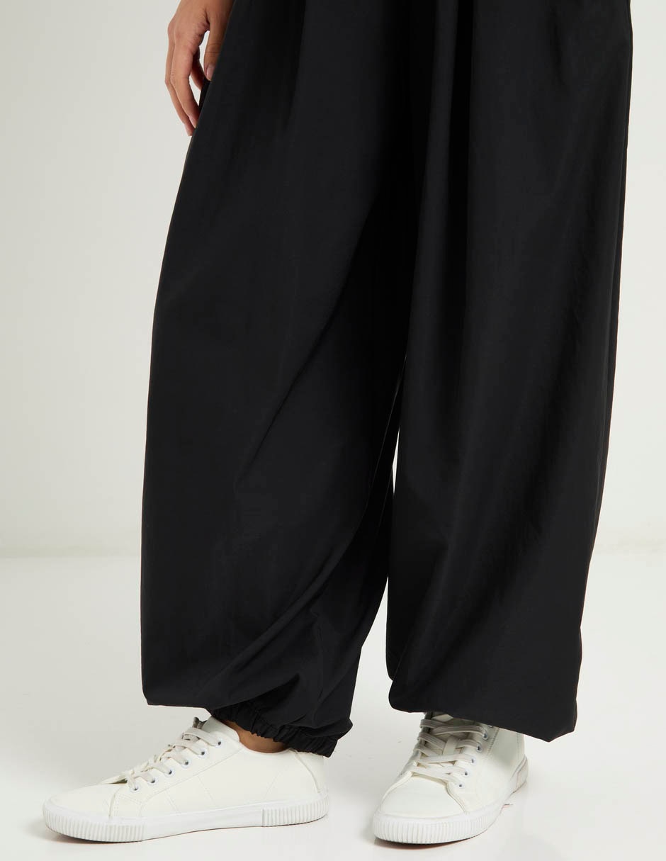 Pants amplio con elástico para mujer 5