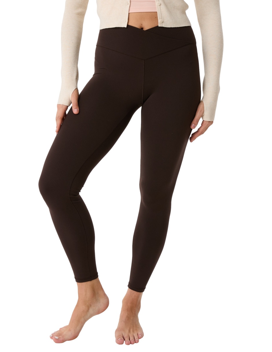 Legging a la cintura con fijación elástico para mujer