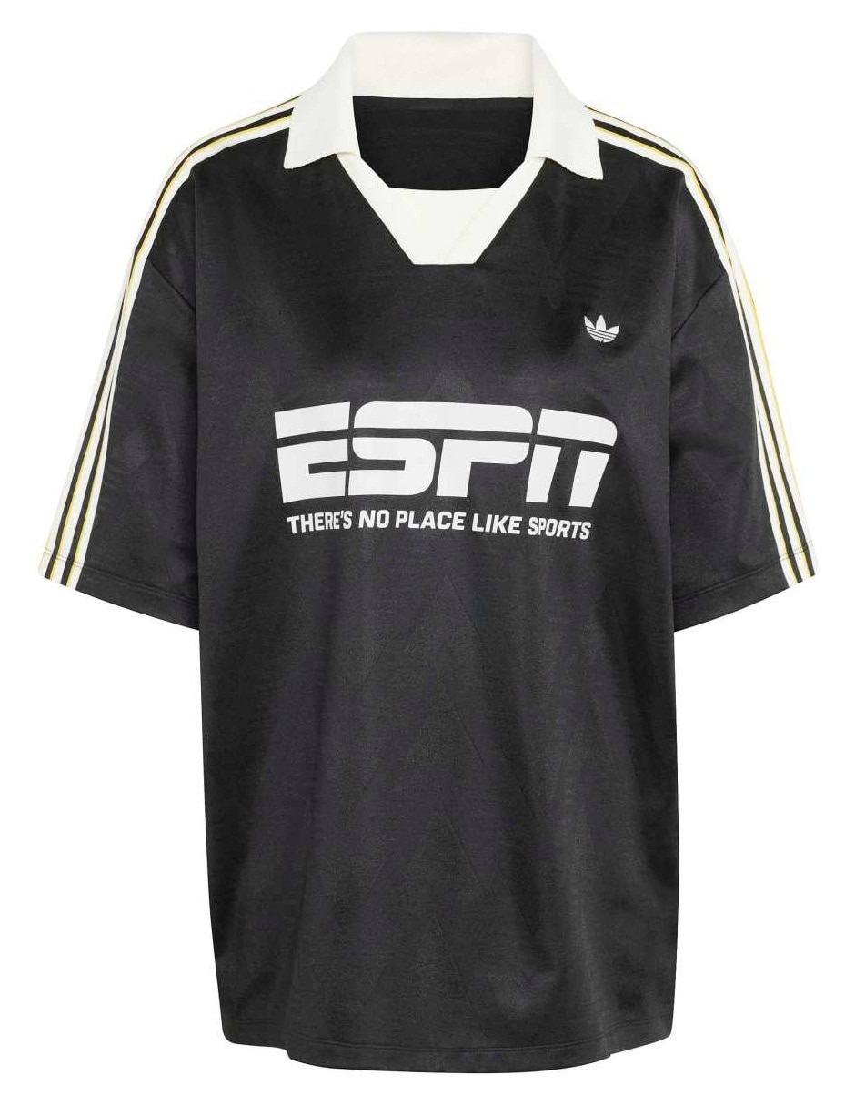 Playera manga corta Football Jersey cuello v para mujer 2