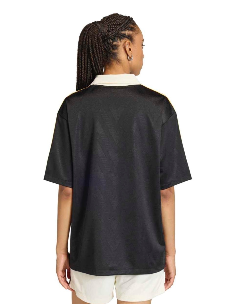 Playera manga corta Football Jersey cuello v para mujer 3