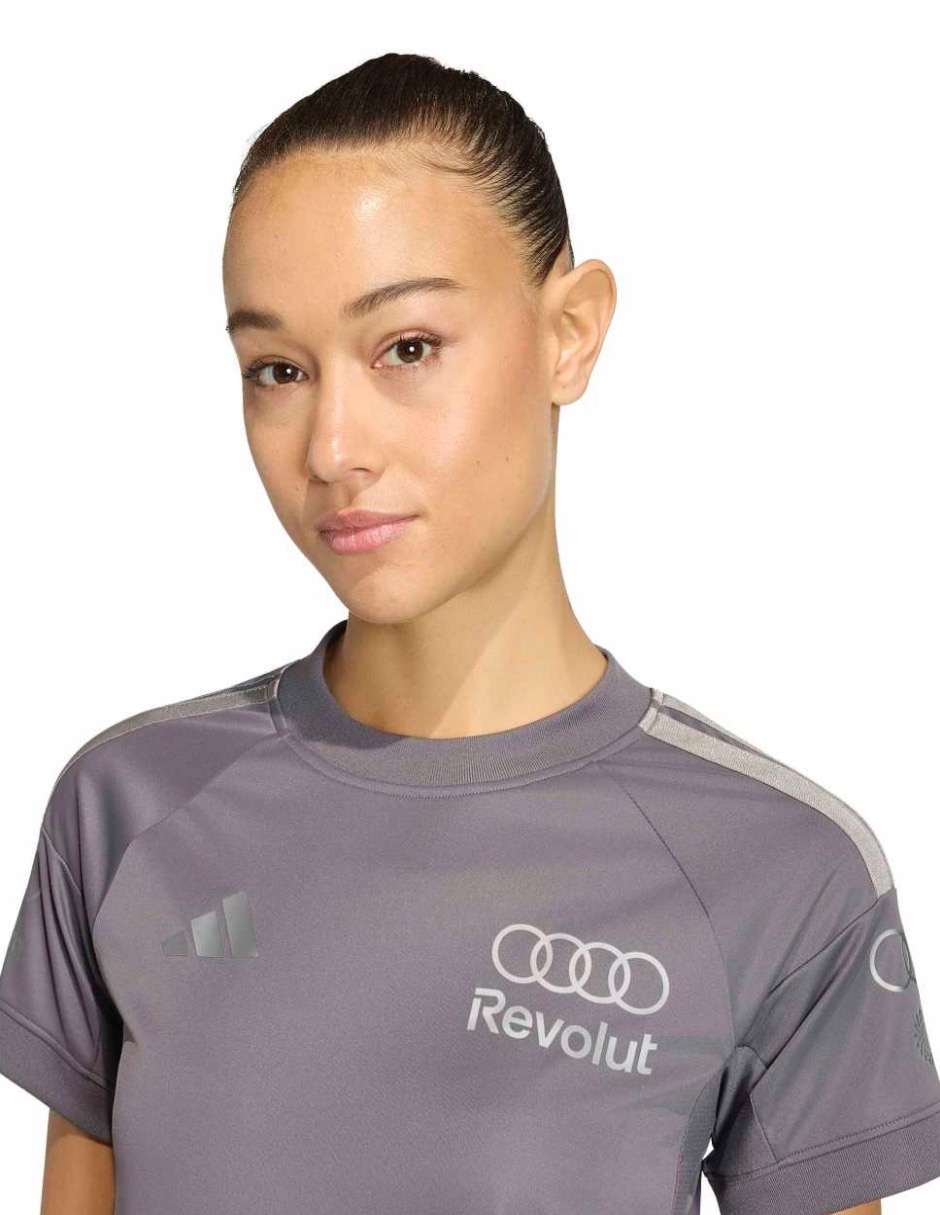 Playera manga corta cuello redondo para mujer 5