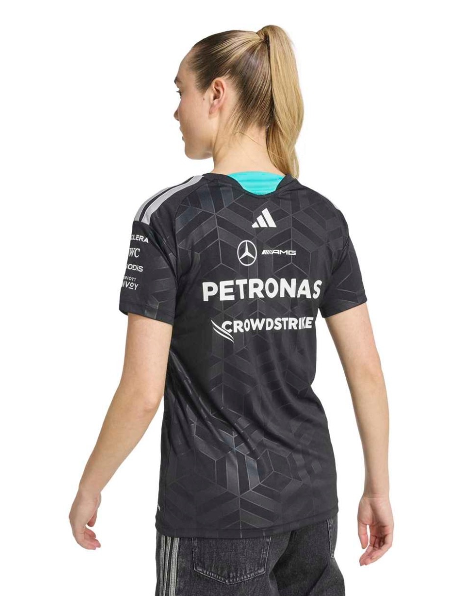Playera manga corta cuello redondo para mujer 3