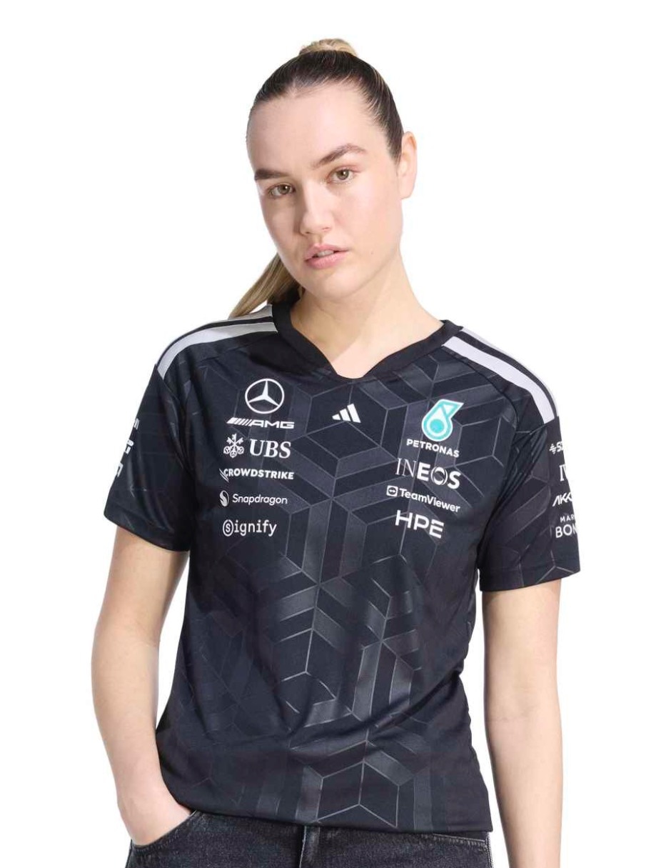 Playera manga corta cuello redondo para mujer 4