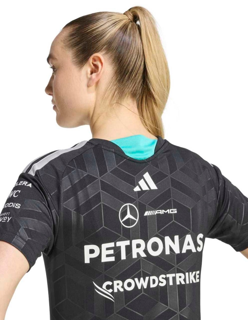 Playera manga corta cuello redondo para mujer 7