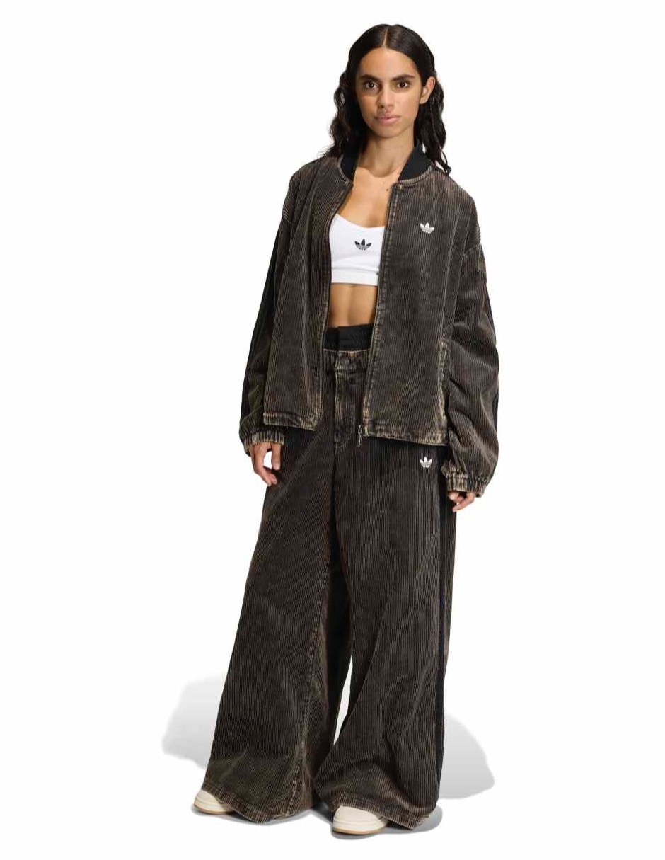 Pants acampanado con elástico para mujer 4