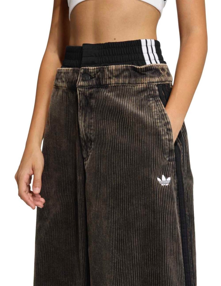 Pants acampanado con elástico para mujer 5