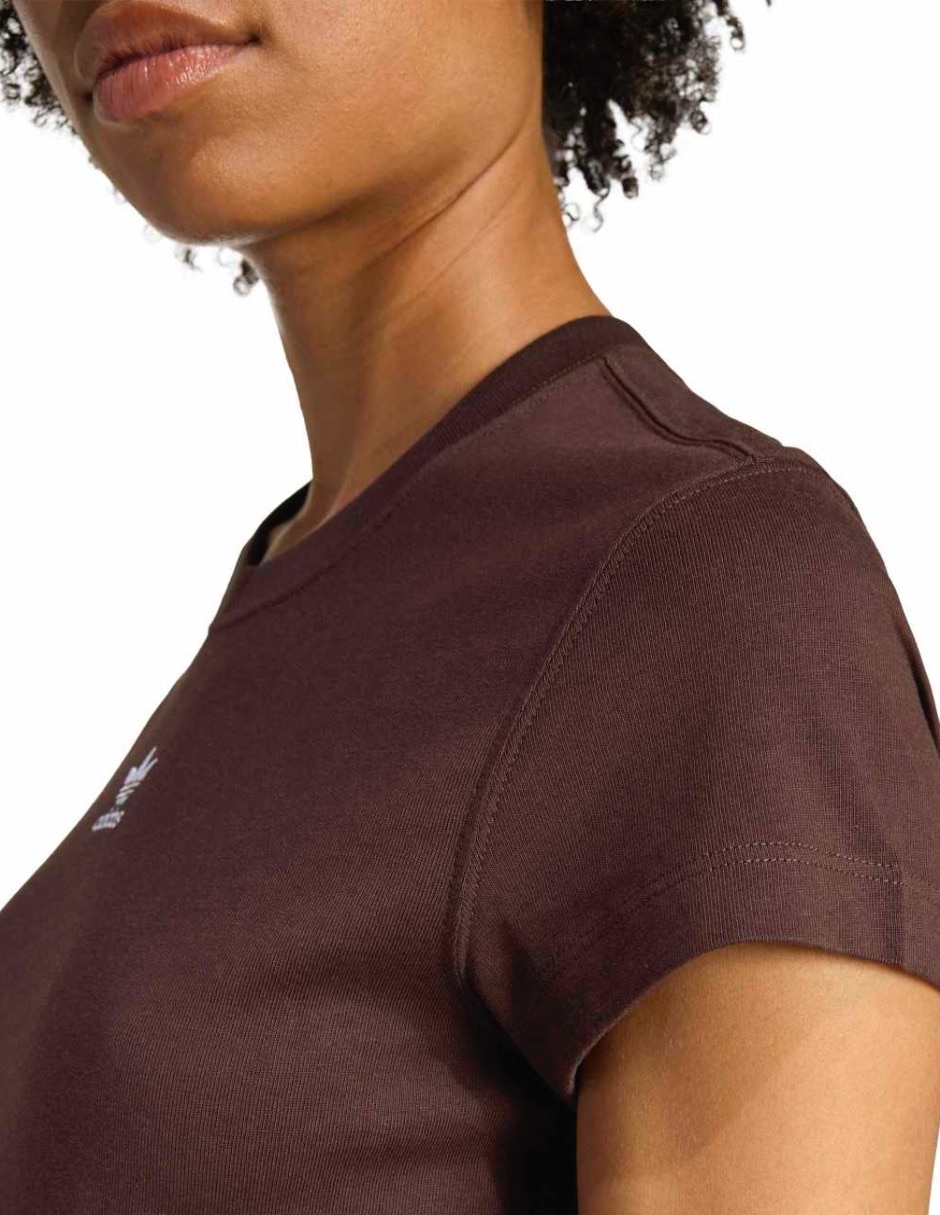 Playera manga corta cuello redondo para mujer 6