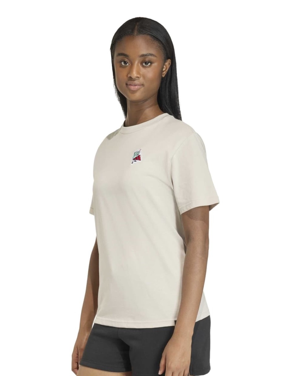 Playera manga corta W Food T cuello redondo para mujer
