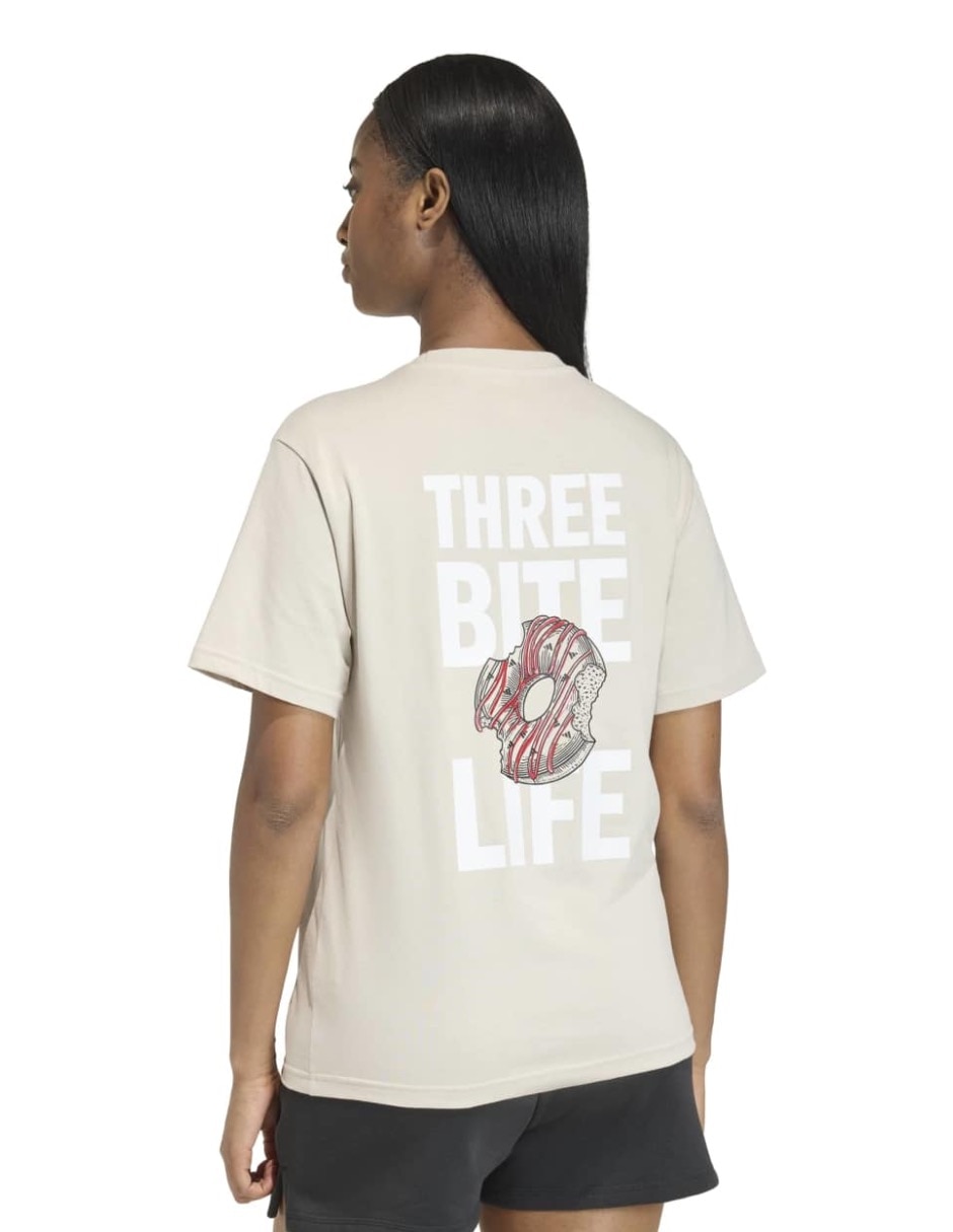 Playera manga corta W Food T cuello redondo para mujer 3
