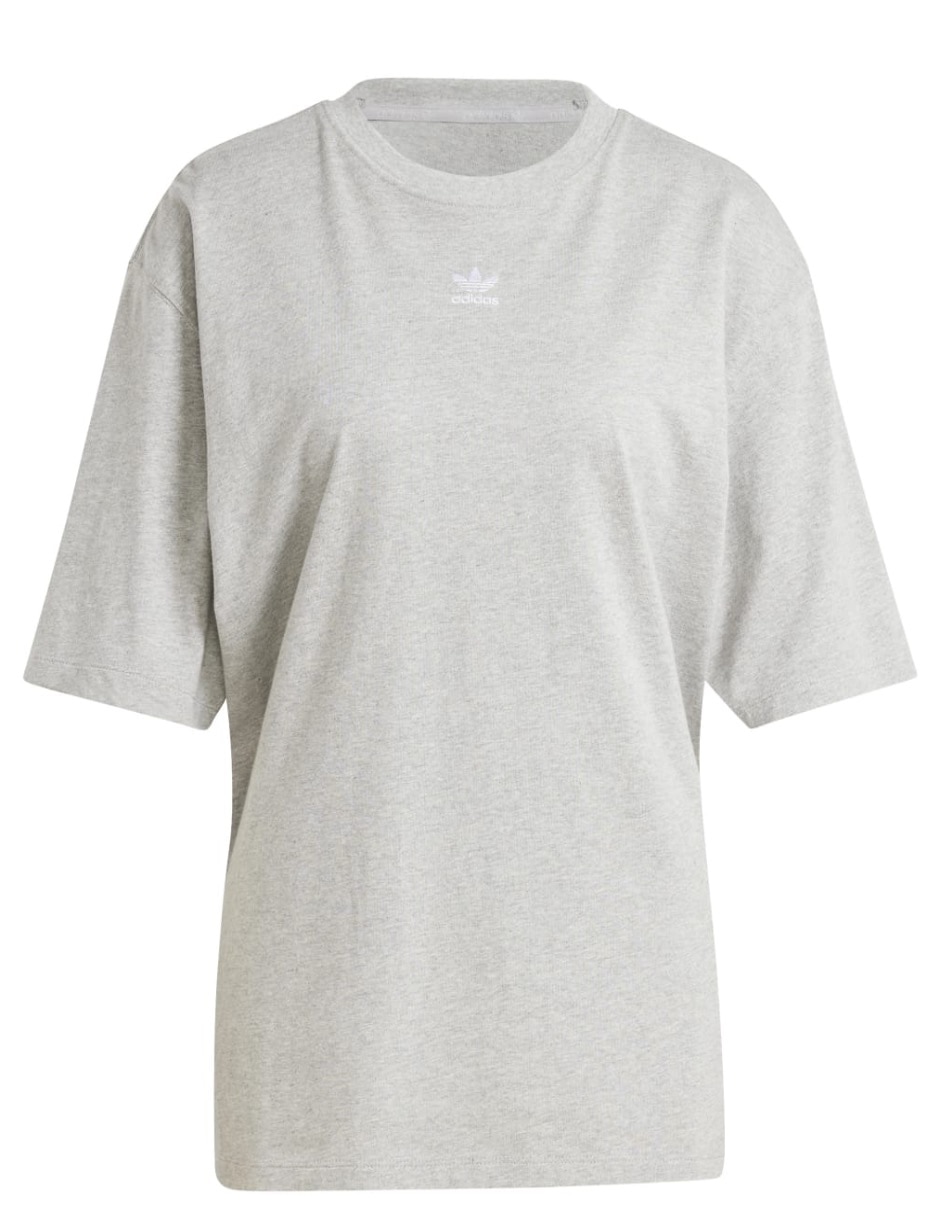 Playera manga al codo cuello redondo para mujer 2