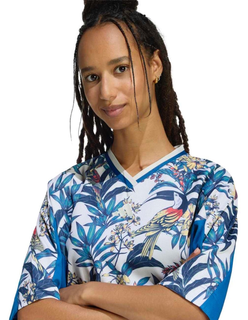 Playera manga corta cuello redondo para mujer 5