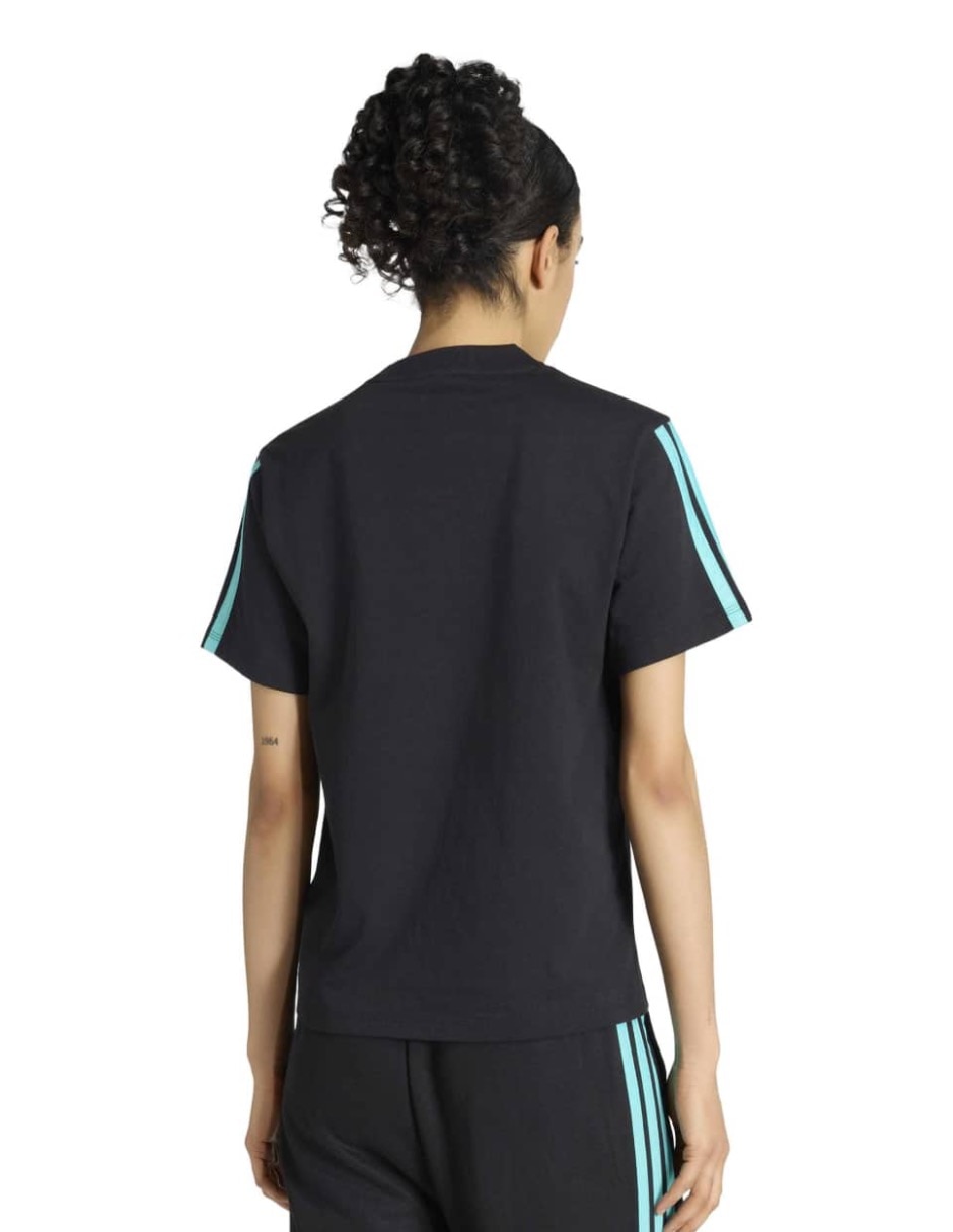 Playera manga corta cuello redondo para mujer 3