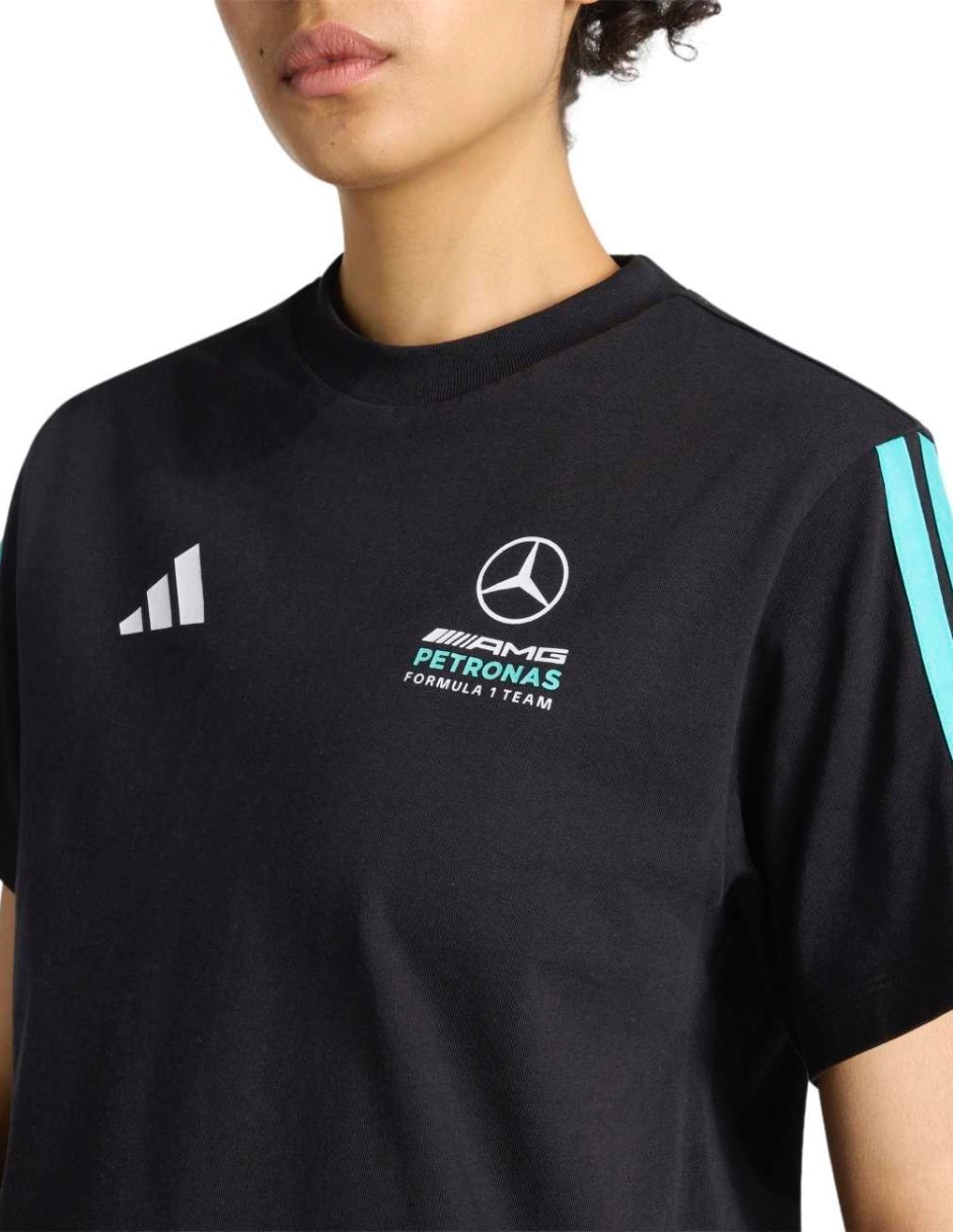 Playera manga corta cuello redondo para mujer 5