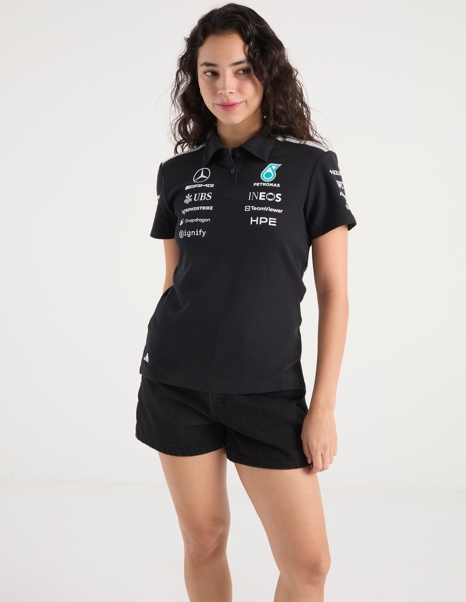 Playera tipo polo para mujer