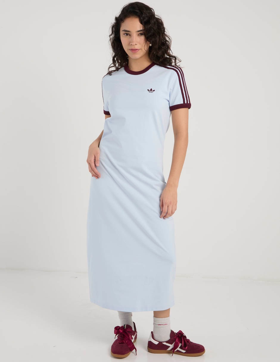 Vestido crop casual 3 stripes para mujer 2