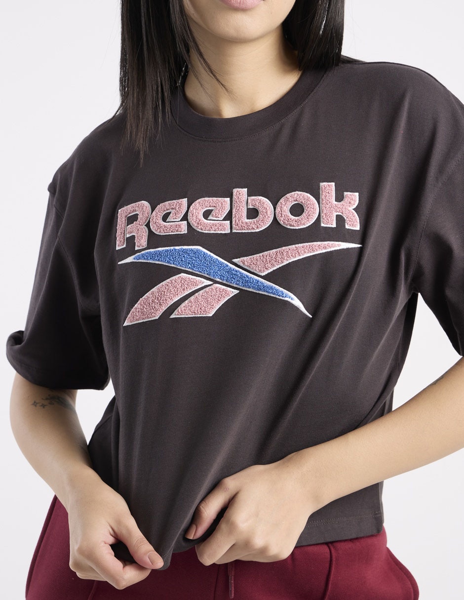 Playera manga al codo cuello redondo para mujer 4