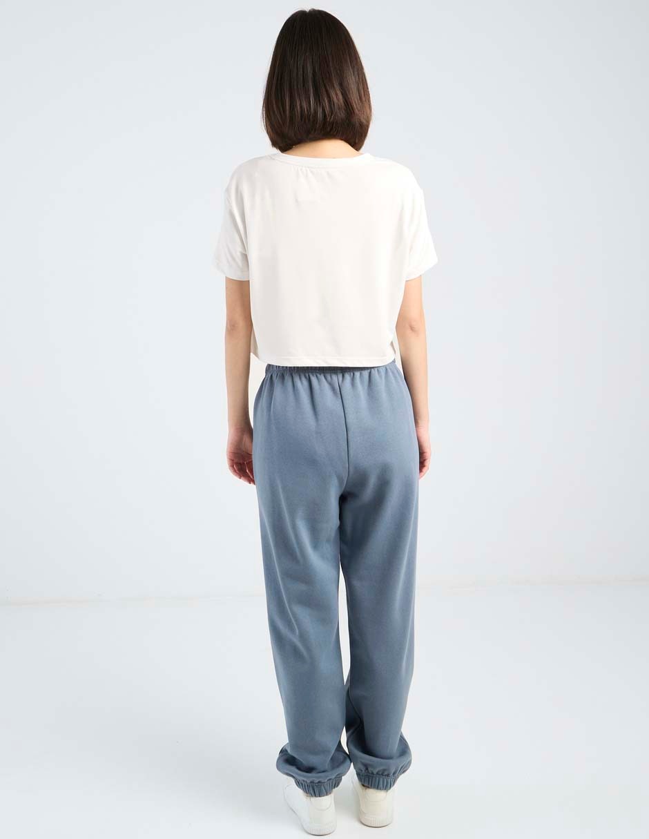 Pants slim con elástico para mujer 2