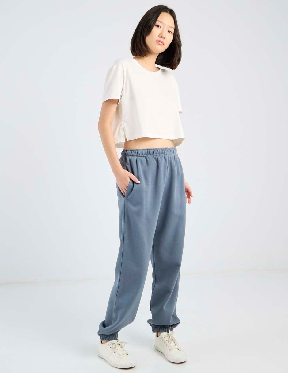 Pants slim con elástico para mujer 3