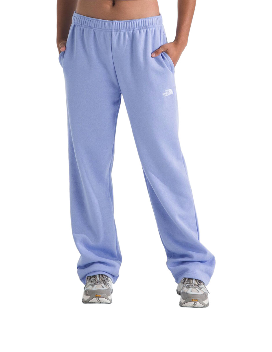 Pants straight con elástico para mujer