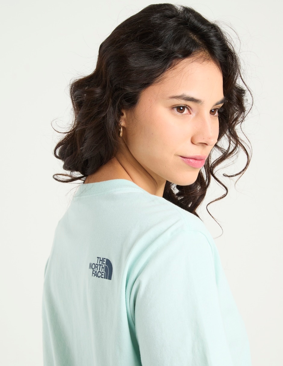 Playera manga corta cuello redondo para mujer 5