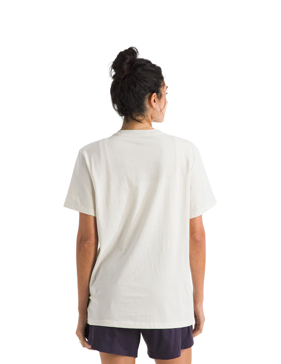 Playera manga corta cuello redondo para mujer 3