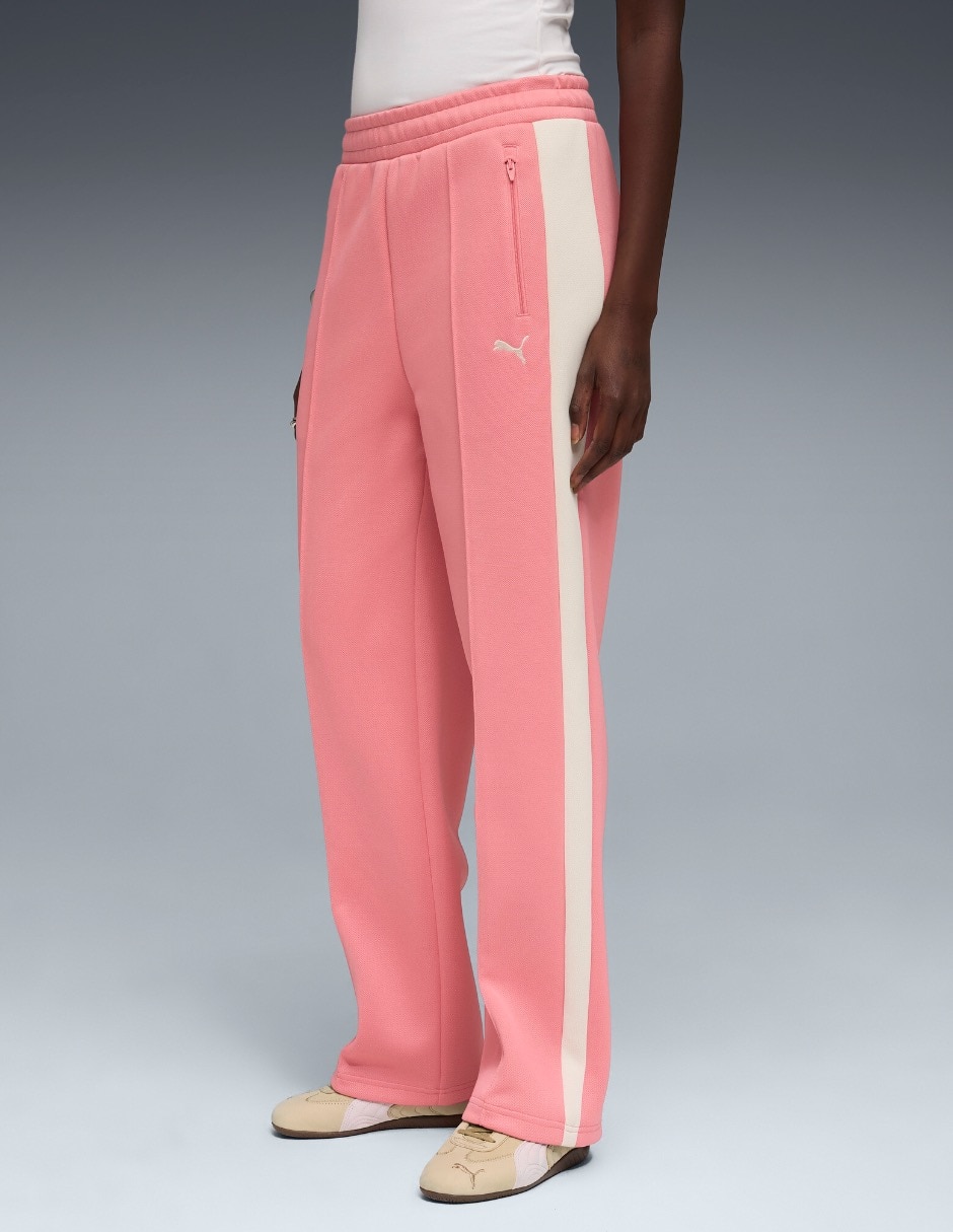 Pants regular con elástico para mujer