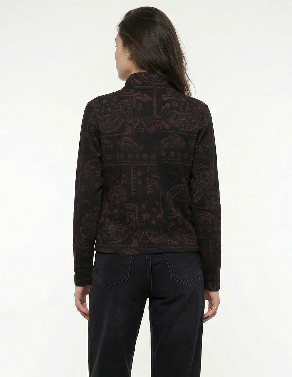 Chamarra casual de algodón para mujer 2