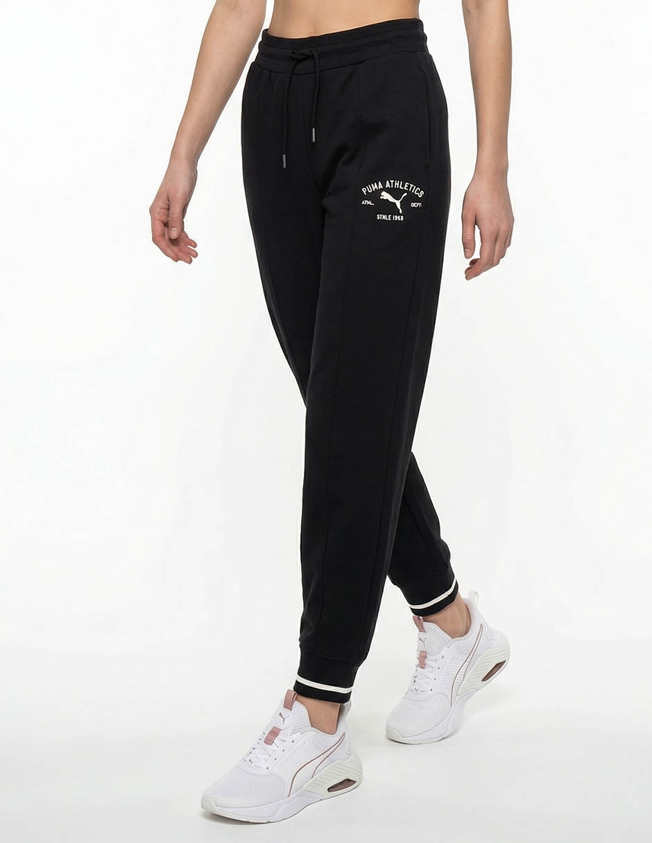 Pants regular con agujeta para mujer