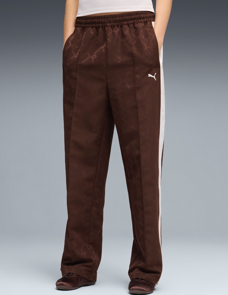 Pants regular T7 con elástico para mujer