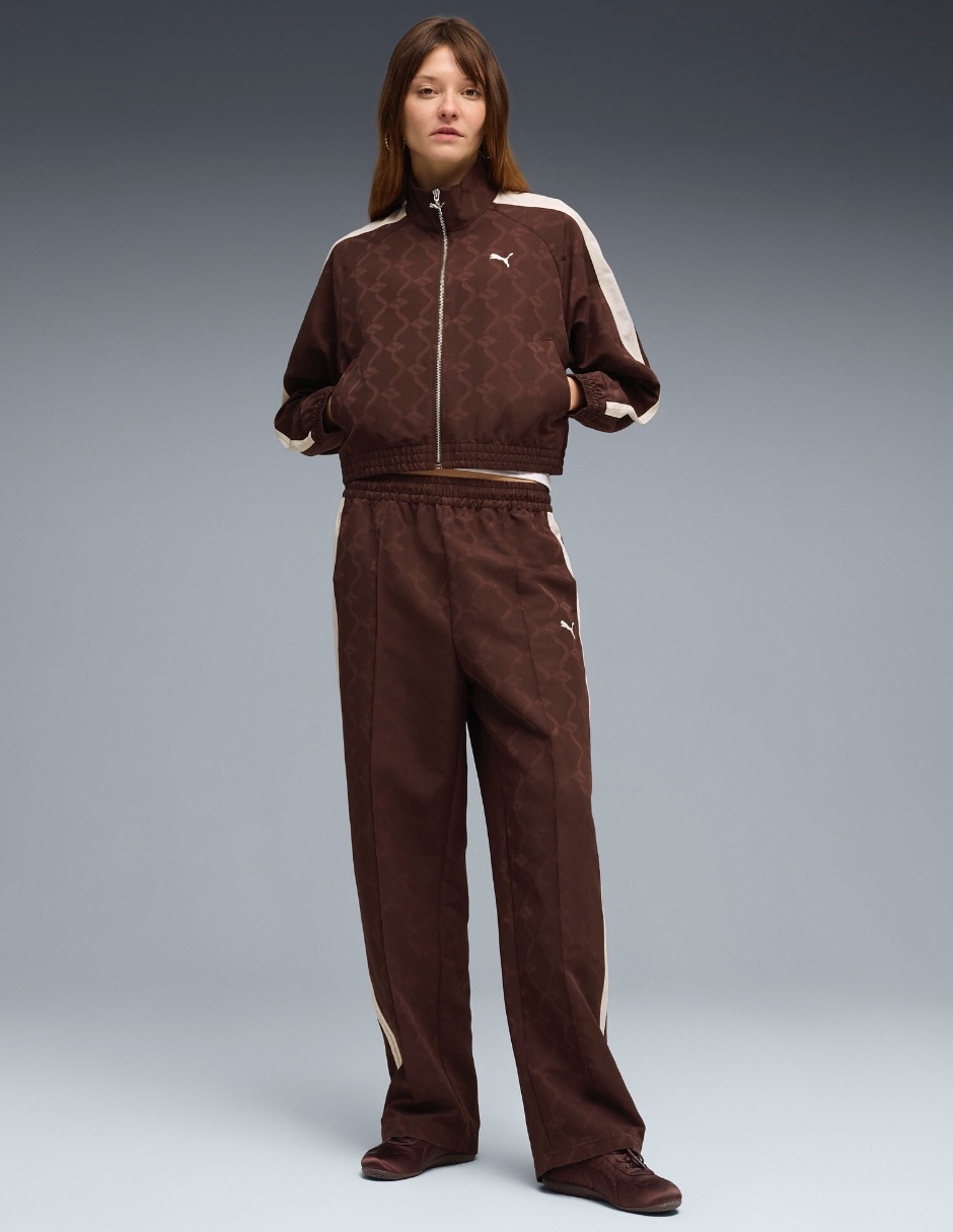 Pants regular T7 con elástico para mujer 3