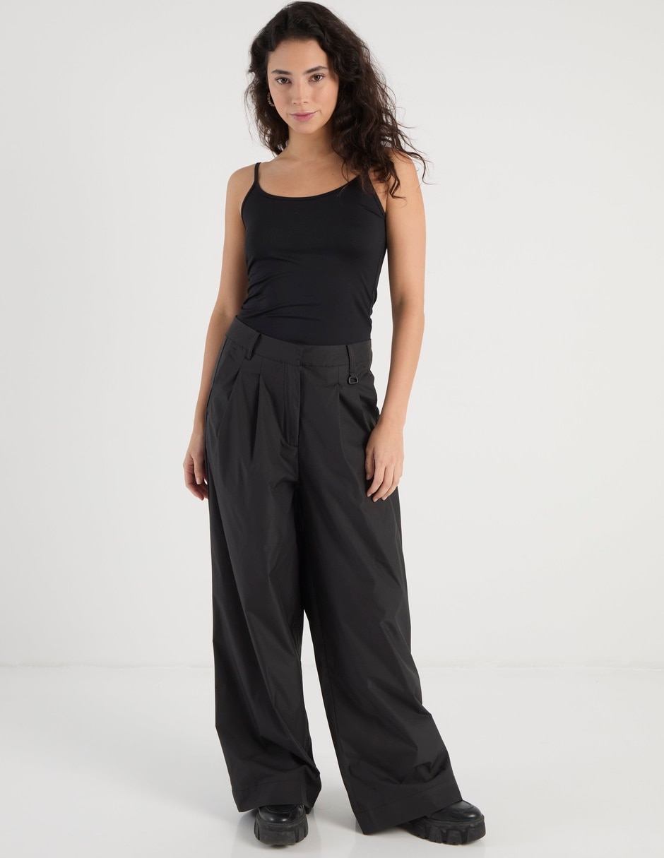 Pants amplio con elástico para mujer 3