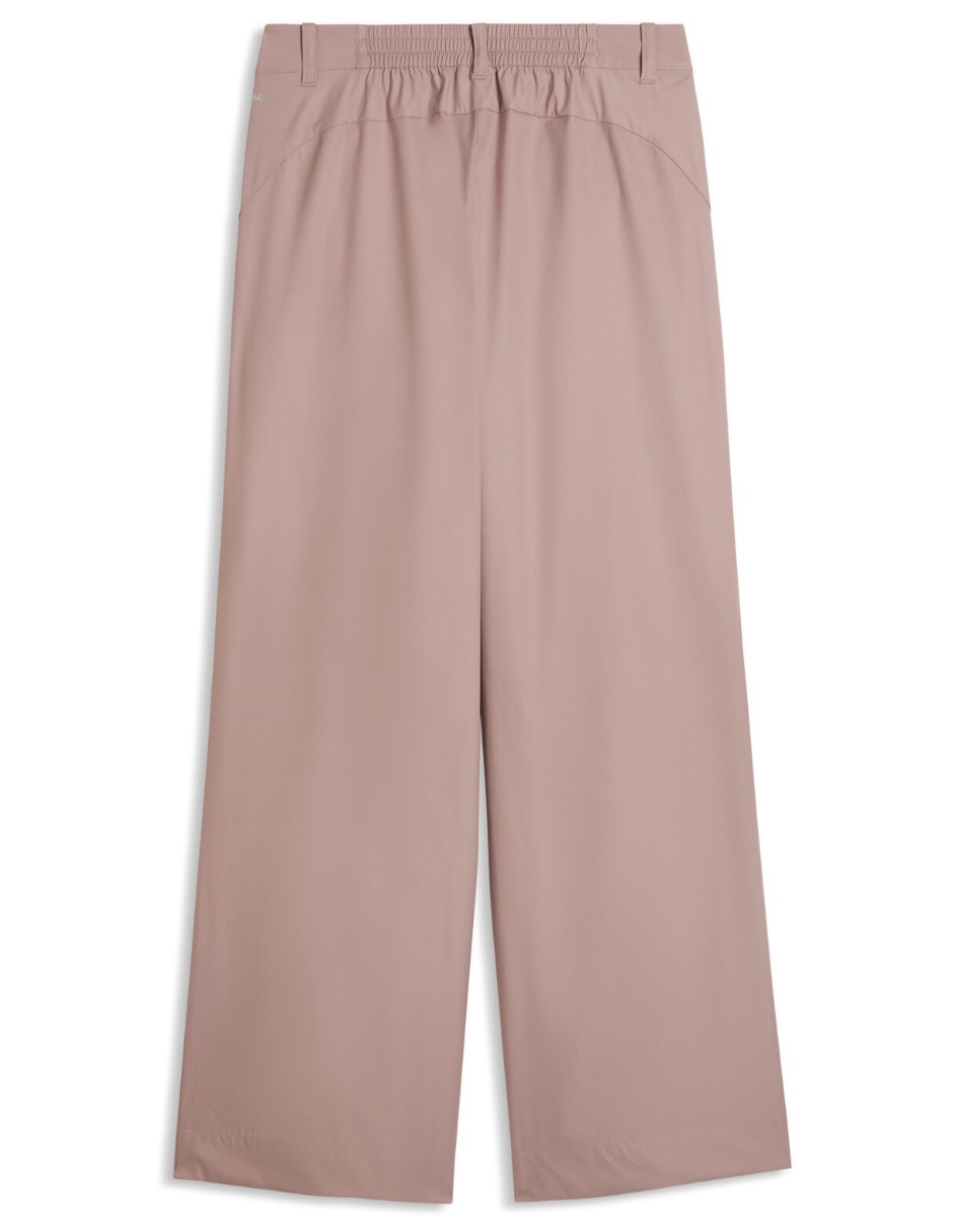 Pants regular con elástico para mujer 2