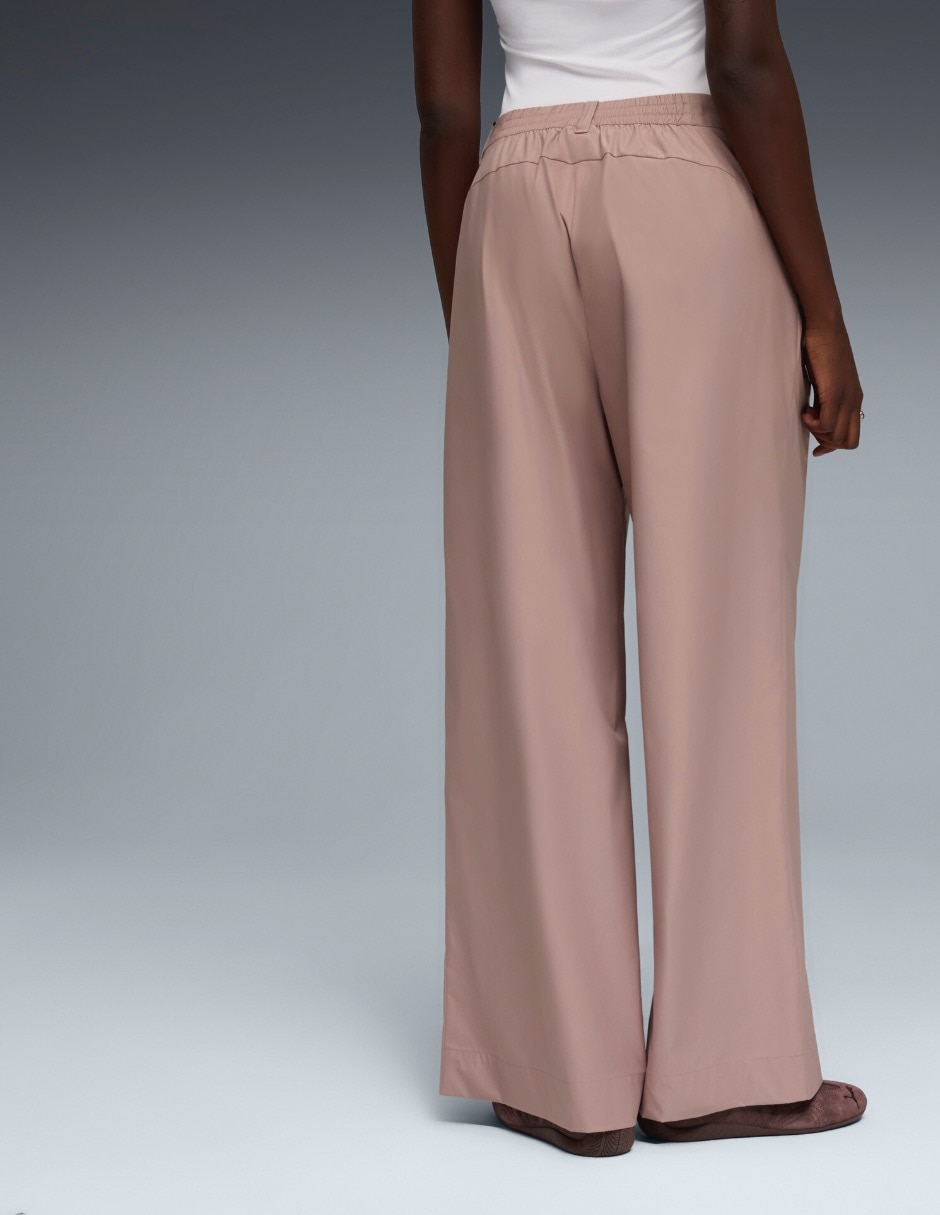 Pants regular con elástico para mujer 3