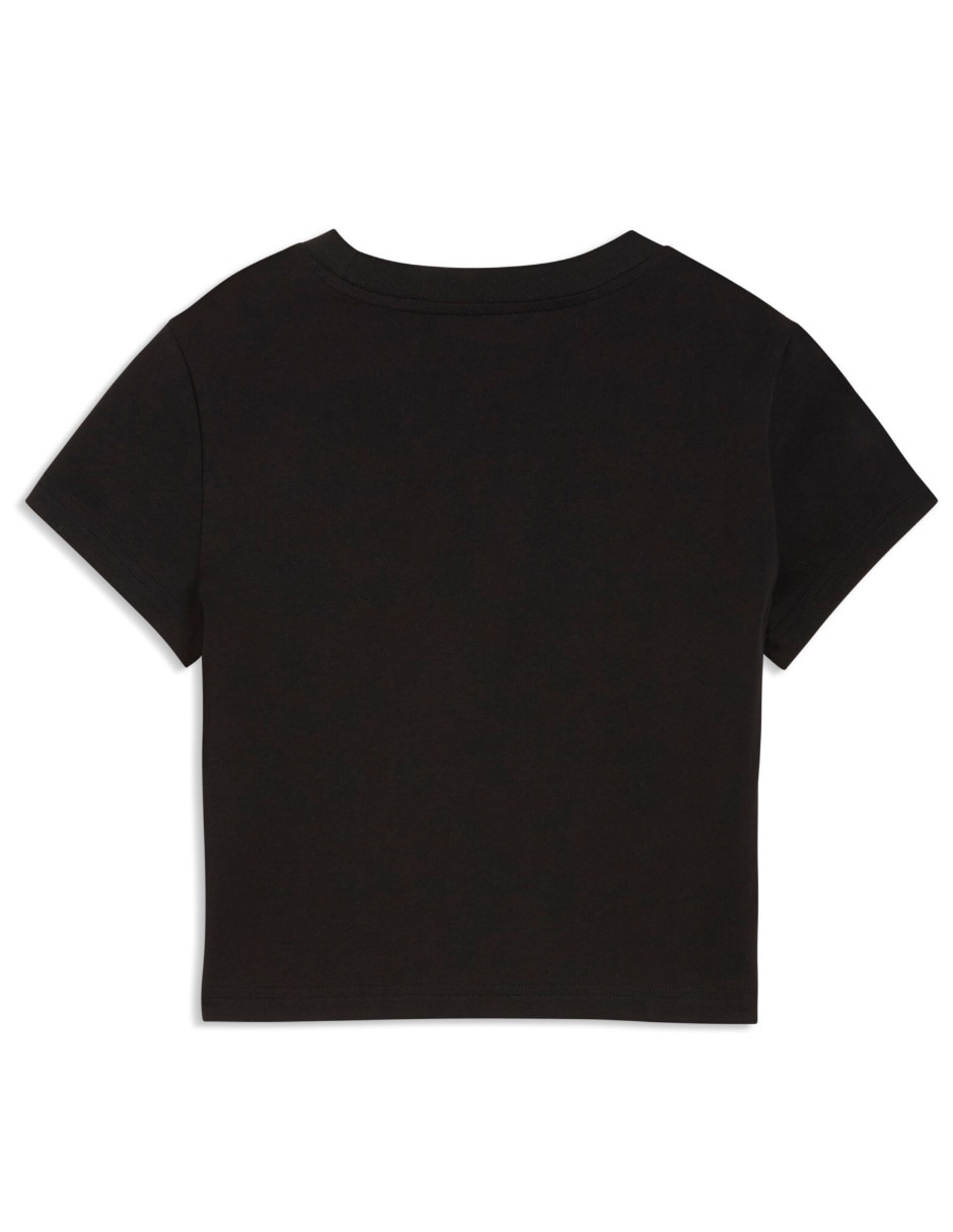 Playera manga corta cuello redondo para mujer 2