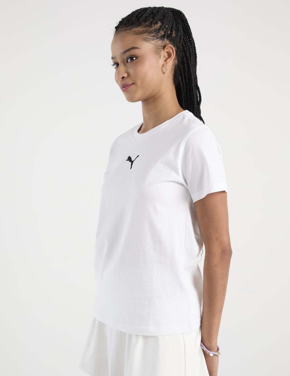 Playera manga corta cuello redondo para mujer