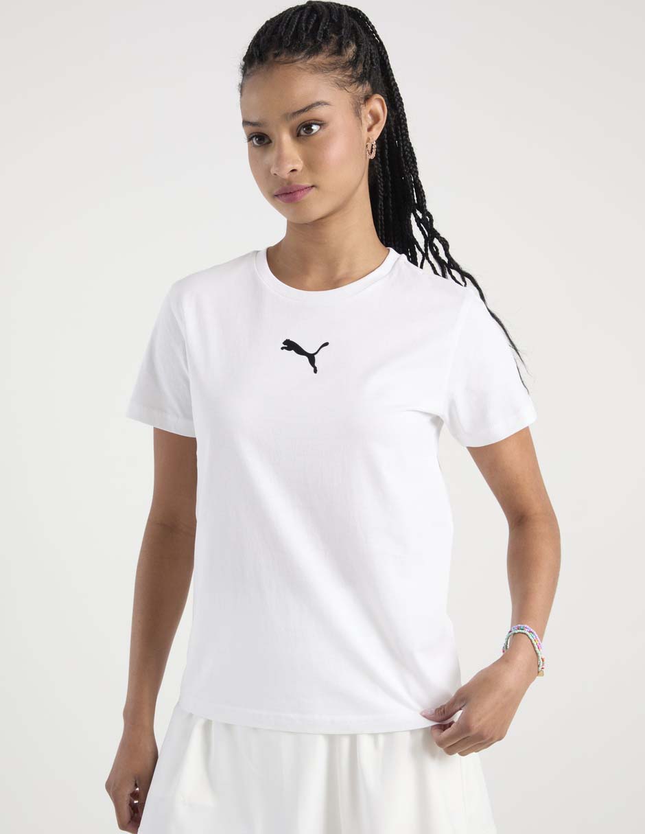 Playera manga corta cuello redondo para mujer 2