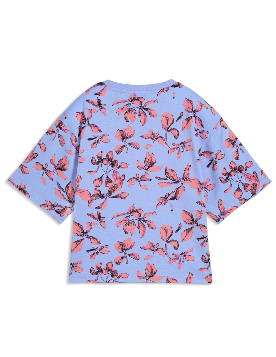 Playera manga corta Ess Nature 2.0 cuello redondo para mujer 2