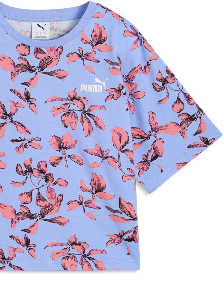 Playera manga corta Ess Nature 2.0 cuello redondo para mujer 3