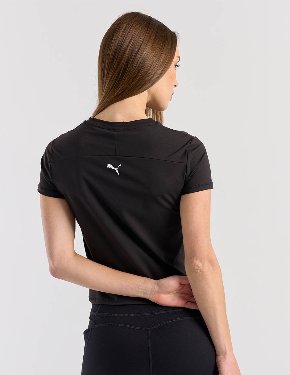 Playera manga corta cuello con cierre para mujer 6