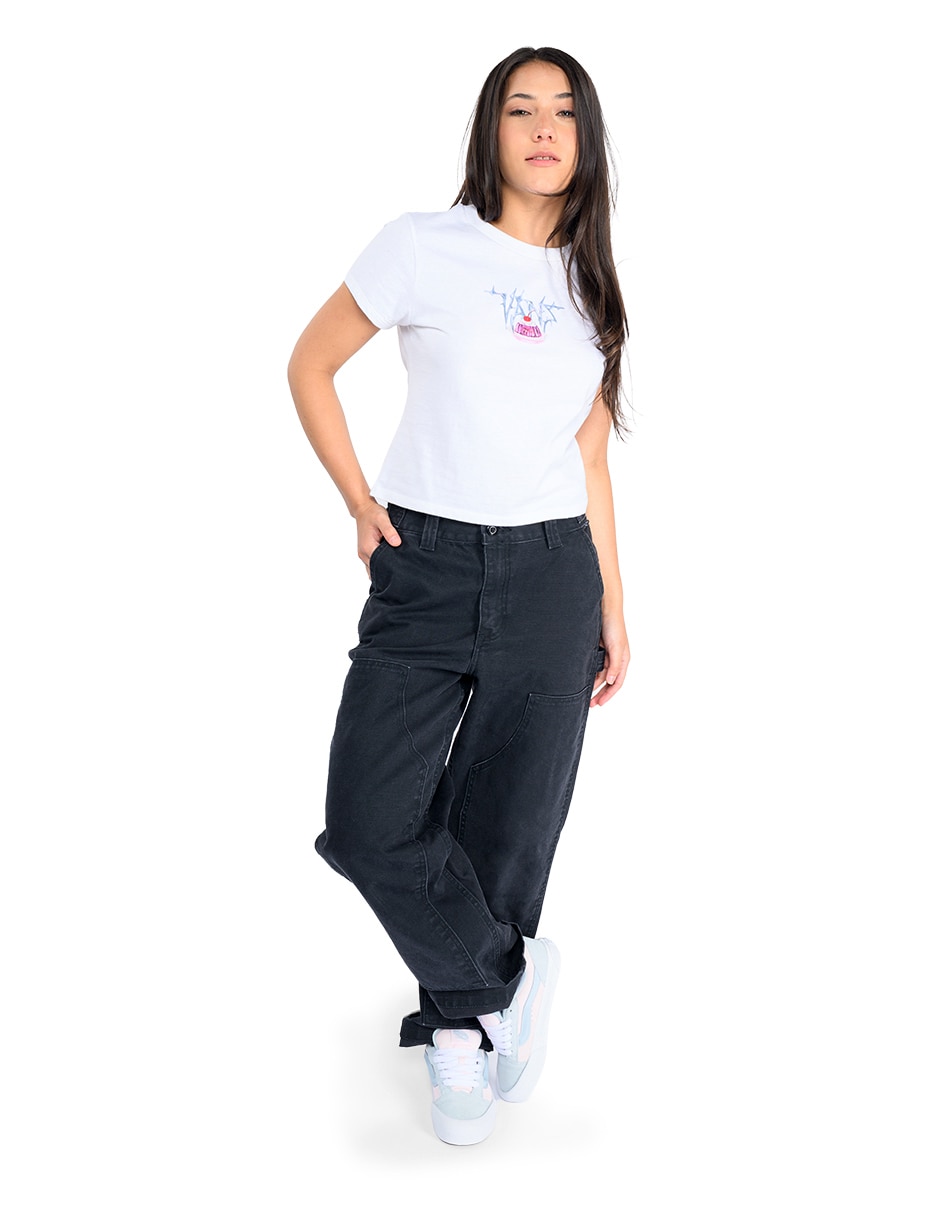 Jeans Baggy a la cintura para mujer 2